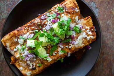 Turkey Black Bean Enchiladas